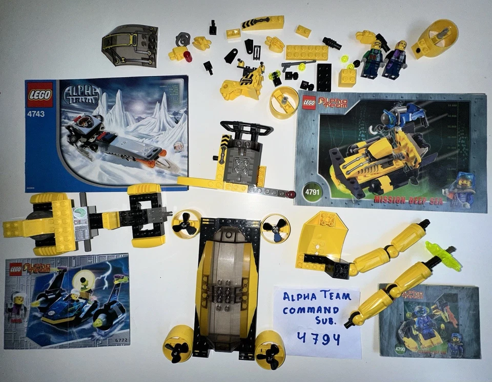 Lego Alpha Team Selten Konvolut 6772/4743/4790/4791/4794 - Bild 1 von 4