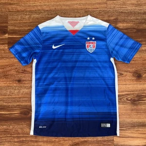 United States Soccer Jersey Youth Medium Blue White Red USA Home Kit Nike Kids - Picture 1 of 5