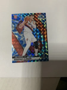 Tarjeta de novato Donovan Clingan azul Prizm 2024-25 Panini mosaico #246 - Imagen 1 de 2
