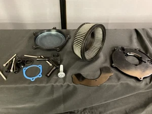 Kuryakyn Crusher Street Sleeper III Air Cleaner Kit For Harley Davidson, Black - Picture 1 of 13