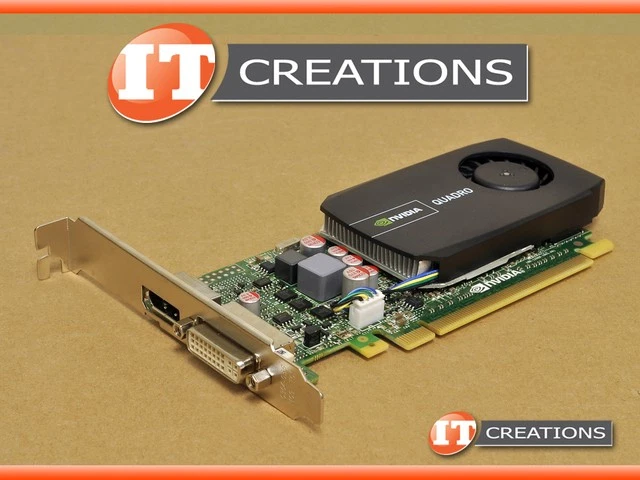 HP NVIDIA QUADRO 600 1GB DDR3 PCI-E 2.0 X16 128-BIT VIDEO CARD 616074-001 - Image 1 of 1