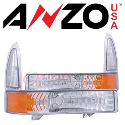 AnzoUSA Parking Light Assembly for 1999-2004 Ford F-350 Super Duty - qq Foto 1 de 4