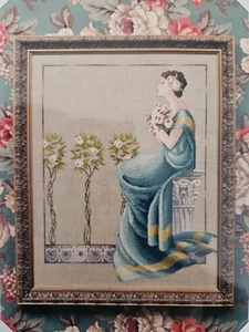 Mirabilia DAMAST ROSEN gezählt Kreuzstich Dame Muster von Nora Corbett 1993 - Bild 1 von 4