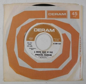 PROCOL HARUM A Whiter Shade Of Pale, Lime Street Blues DERAM PROMO 45 psych - Picture 1 of 4