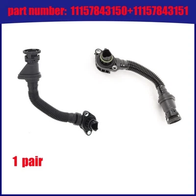 1 par de mangueiras de ventilação do cárter esquerda+direita para BMW 5 6 série M5 M6 M6 F10 F06 F13 - Imagem 1 de 3