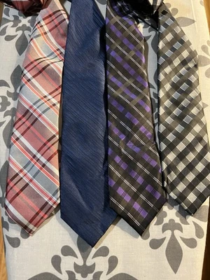 Apt. 9 Men’s Lot of 8 Multi-Colored Ties New Without Tags Striped Pattern - Image 1 of 4
