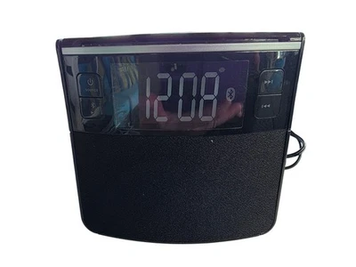 Sylvania SCR1986BT-AS Bluetooth Clock Radio Auto-Set Dual Alarm & USB Charging - Image 1 of 4