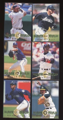 Fleer Diamond Tribute 1995 conjunto completo 10 de 10 - Griffey Bonds Thomas Bagwell Foto 1 de 2