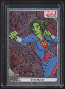 She-Hulk #97 [Rainbow] 2023 Upper deck Marvel Platinum - Picture 1 of 2