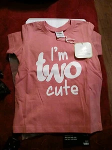 Unordinary Toddler I’m Two Cute Shirt Pink Size 2 Years Old - Picture 1 of 4