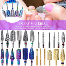 ❀ Carbide Manicure Nail Art Cuticle Clean Nail Drill Bits Head Milling Cutters
