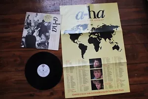 A-HA ‘Hunting High & Low' 12” Vinyl RECORD Single 1986 + Poster W6663TW Limited - Bild 1 von 4