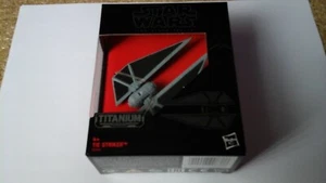 HASBRO STAR WARS THE BLACK TITANIUM SERIES TIE STRIKER #30 B9564 4+ NEW V#1 - Picture 1 of 8