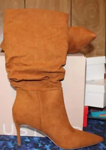 JustFab KHLOY SLOUCH Heel Bootie Size 12 - Picture 1 of 4
