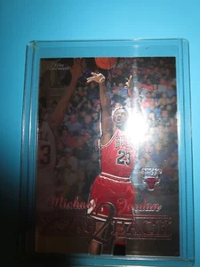1999 Michael Jordan Topps Chrome B1 (Back to Back) - Picture 1 of 2