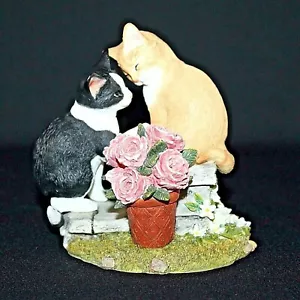 Lenox 2007 Kitty Kisses Negro Blanco Naranja Gatitos Floral Rosas Caja Original - Imagen 1 de 11