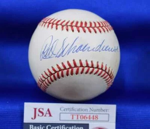 Red Schoendienst JSA Cert Autograph National League ONL Signed BasebaLL - Picture 1 of 2