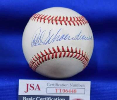 Red Schoendienst JSA Cert Autograph National League ONL Signed BasebaLL - Image 1 of 2