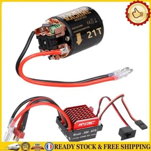 Waterproof F540 Brushed Motor 21T with 60A ESC for 1/10 RC Crawler Car - Imagen 1 de 12