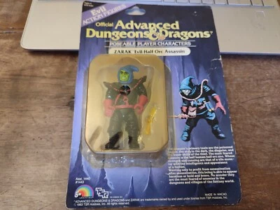 MOC vintage LJN Advanced Dungeons And Dragons zarak half orc 1983 LEGGI - Imagen 1 de 4