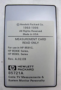 HP 85721A Messkarte - Bild 1 von 2