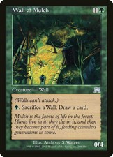 1X Wall of Mulch Onslaught NM/EX FOIL MTG CARD