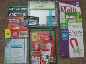 2nd Second Grade: Homeschool Curriculum Math, Grammar, Reading, Science History - Picture 1 of 12