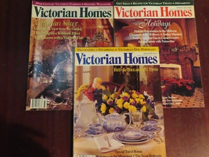 Vintage Victorian Homes Magazine 1995 & 1996 Holidays, Victorian Silver Lot of 3 - Bild 1 von 7