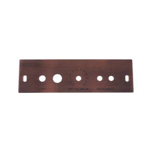 1pc Guitar 50S 5F1 Tweed Bronze Faceplate for Chassis DIY Tube Amp Amplifier - Picture 1 of 5