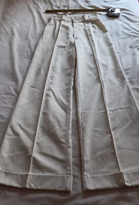 VINTAGE 1974 SEARS JR BAZAAR WOMENS SZ 9 MED IVORY DRESS PANTS POLY COTTON GREAT - Picture 1 of 13