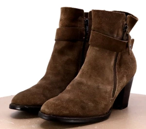 Paul Green Damen-Booties mit Absatz Größe US 6 UK 3,5 Wildleder hellbraun - Bild 1 von 12