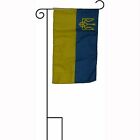 12x18 12""x18"" Ukraine Dreizack Ärmel mit Gartenständer Flagge