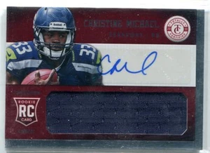 2013 Certified Christine Michael Freshmen Fabric JERSEY RELIC AUTO RC 208/299 - Picture 1 of 1