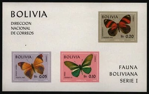 Bolivia 1970 - Mi-Nr. Bloque 28 ** - MNH - Mariposas / Mariposas - Imagen 1 de 1
