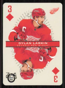 2021-22 O-Pee-Chee Playing Cards #3DIAMONDS Dylan Larkin - Picture 1 of 2