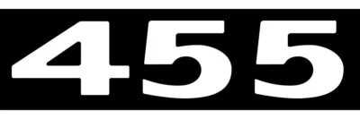 Calcomanía blanca 455 Hood Scoop para Pontiac GTO 1973 Lemans and Tempest Foto 1 de 4