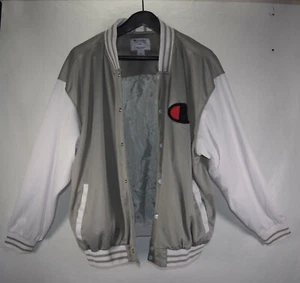 Chaqueta de chándal perforada Champion para hombre gris blanco 2XL - Imagen 1 de 5