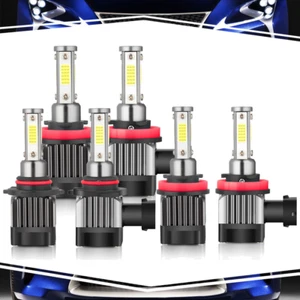 For Volkswagen Routan 2009 3 Pairs 6000K 9005+2x H11 Headlight Fog Light Bulb - Picture 1 of 8