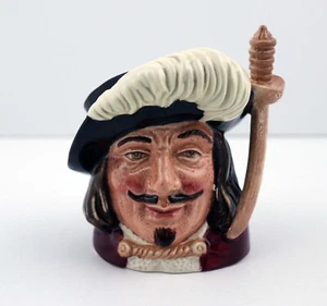 Taza Royal Doulton "Porthos" D6453 Toby fecha 1955. Los tres mosqueteros - Imagen 1 de 5