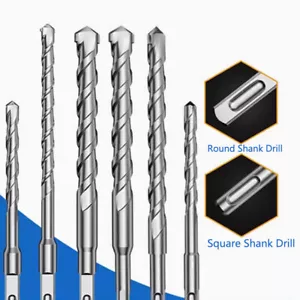Multi Purpose Square/Round Shank Impact Drill Bit 150mm-350mm Long 6.5-25mm Dia - Picture 1 of 12