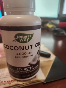 Nature's Way Coconut Oil 4000 mg - 120 Softgels - Picture 1 of 1