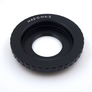 Camera Adapter M42 Screw C Mount Lens to Micro Four Thirds M43 GH6/GH5 OM-1/EP7 - Picture 1 of 8