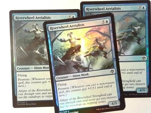 3x Foil Riverwheel Aerialists Iconic Masters - Magic the Gathering Mtg White - Picture 1 of 1