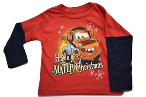 Disney Pixar CarsInfant  Have A Mater Christmas Shirt New 12 Months - Picture 1 of 5