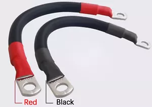 Batteriekabel 16, 25, 35, 50, 70mm² mit M8 Ring-Kabelschuhen - Afbeelding 1 van 4