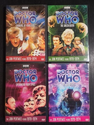 DOCTOR WHO DVD THE JON PERTWEE YEARS 1970-1974 LOT OF 4 BBC 2 OF 4 NEW SEALED - Image 1 of 4