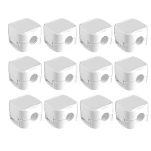 12Er-Pack Magnetische Kabelmanagement-Clips, Telefon-Ladekabelhalter, Deskt5304 - Afbeelding 1 van 10