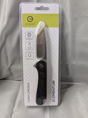 Civivi Elementum Ceramic BallBearing Pocket Knife WLM -C907A-CP, G10 Handle NIB - Image 1 of 4