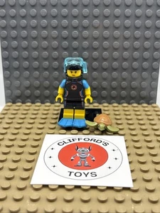 Lego Series 20 Sea Rescuer Collectible Minifigure 71027 col20-12 CMF Turtle - Picture 1 of 3