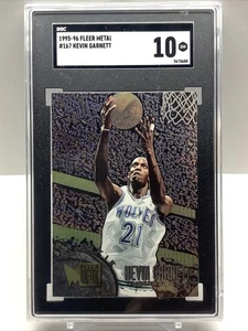 1995-96 FLEER METAL KEVIN GARNETT #167 SGC 10 - Bild 1 von 2